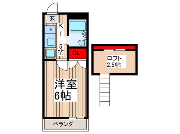 コリーヌMの物件間取画像